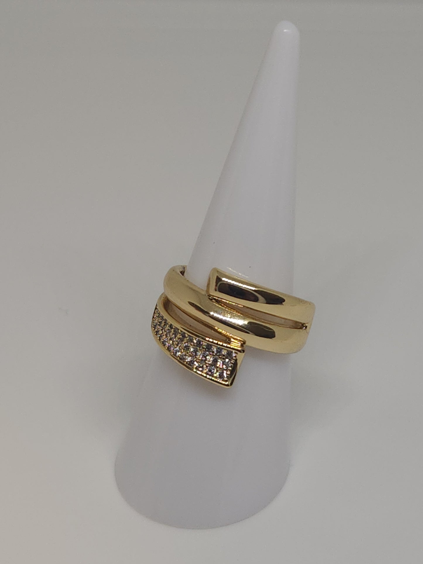 Anillo doble vuelta ancho