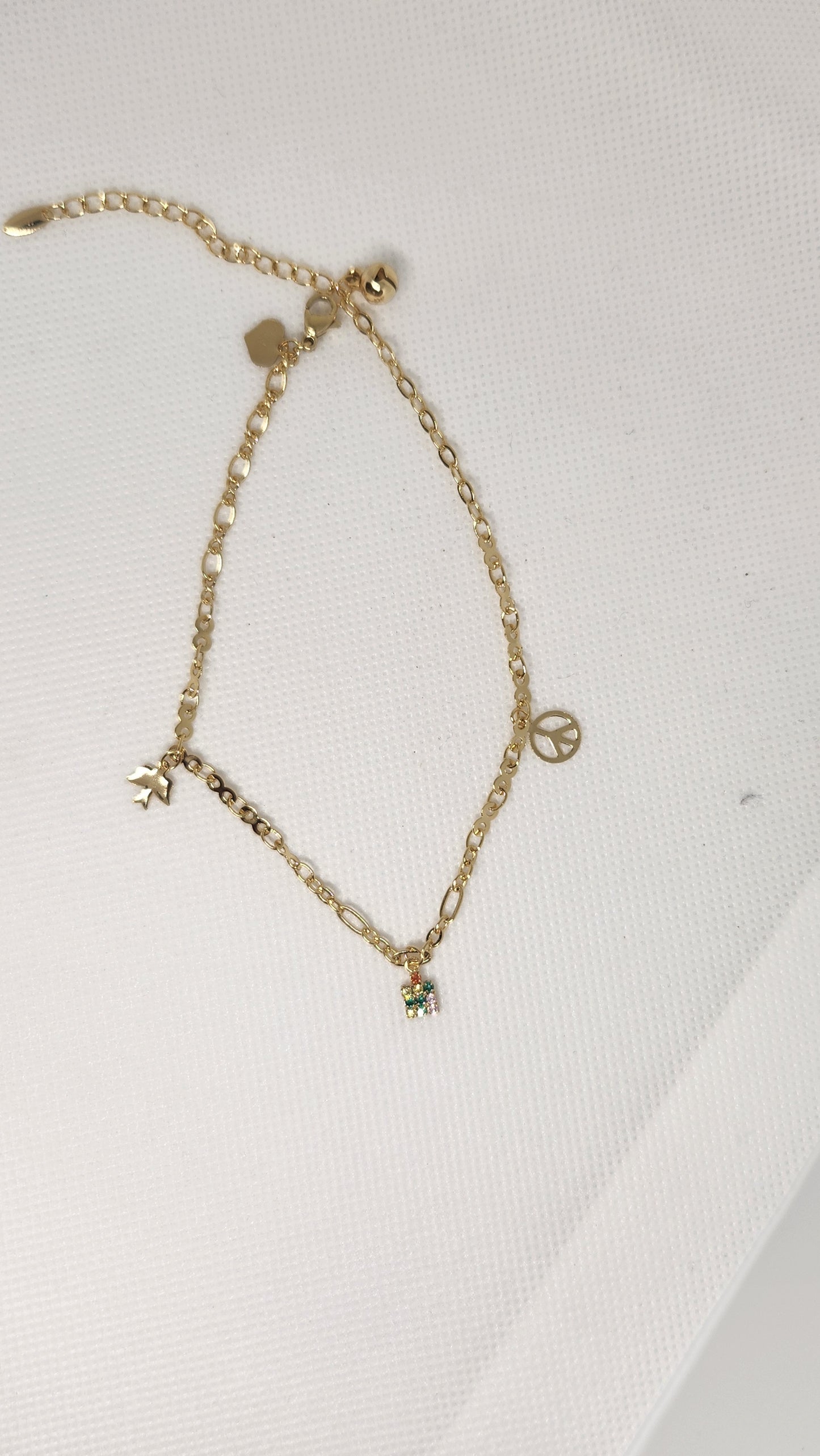 Tobillera simple con colgantes