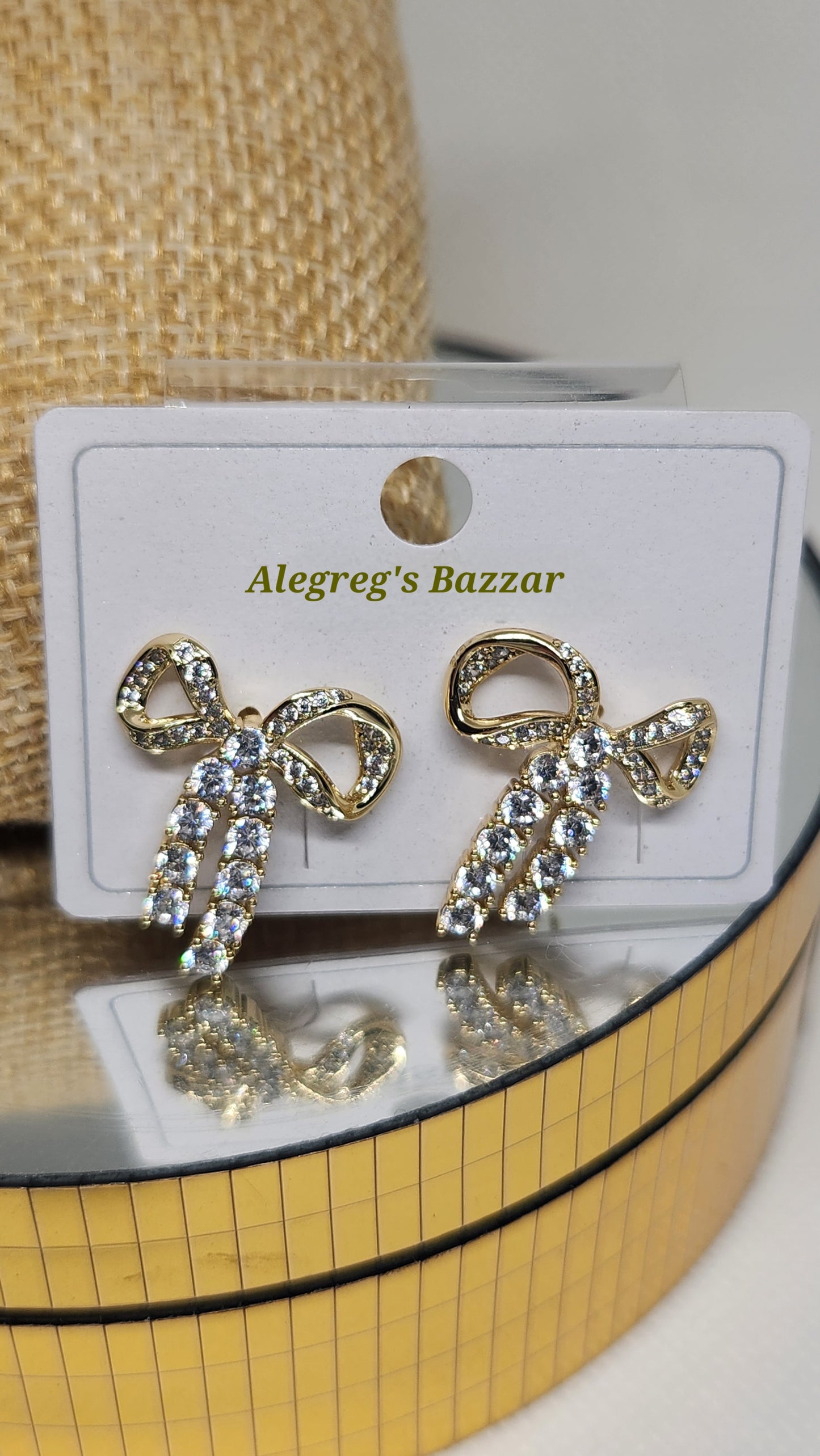 Aretes de Lazos diseño 2