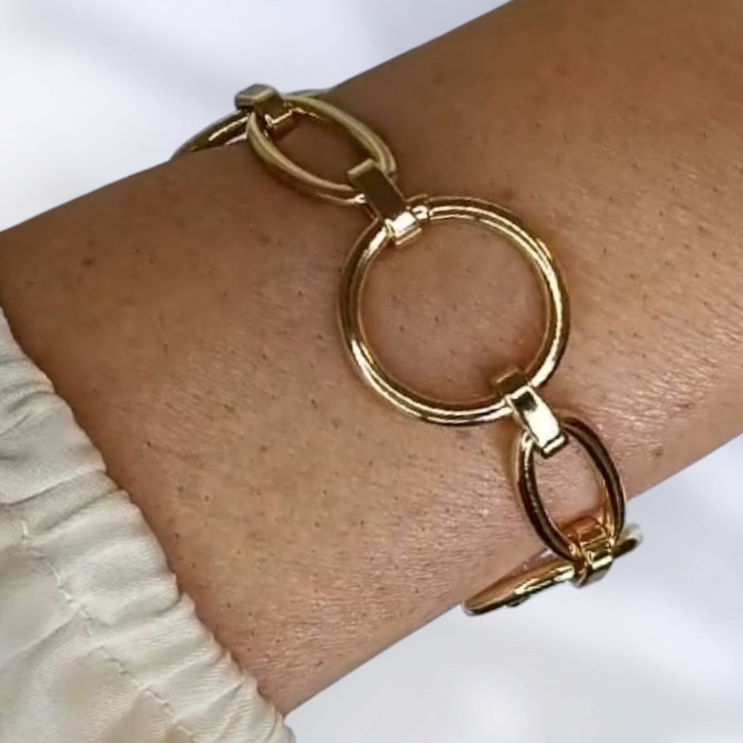 Pulseras con diseño de aros