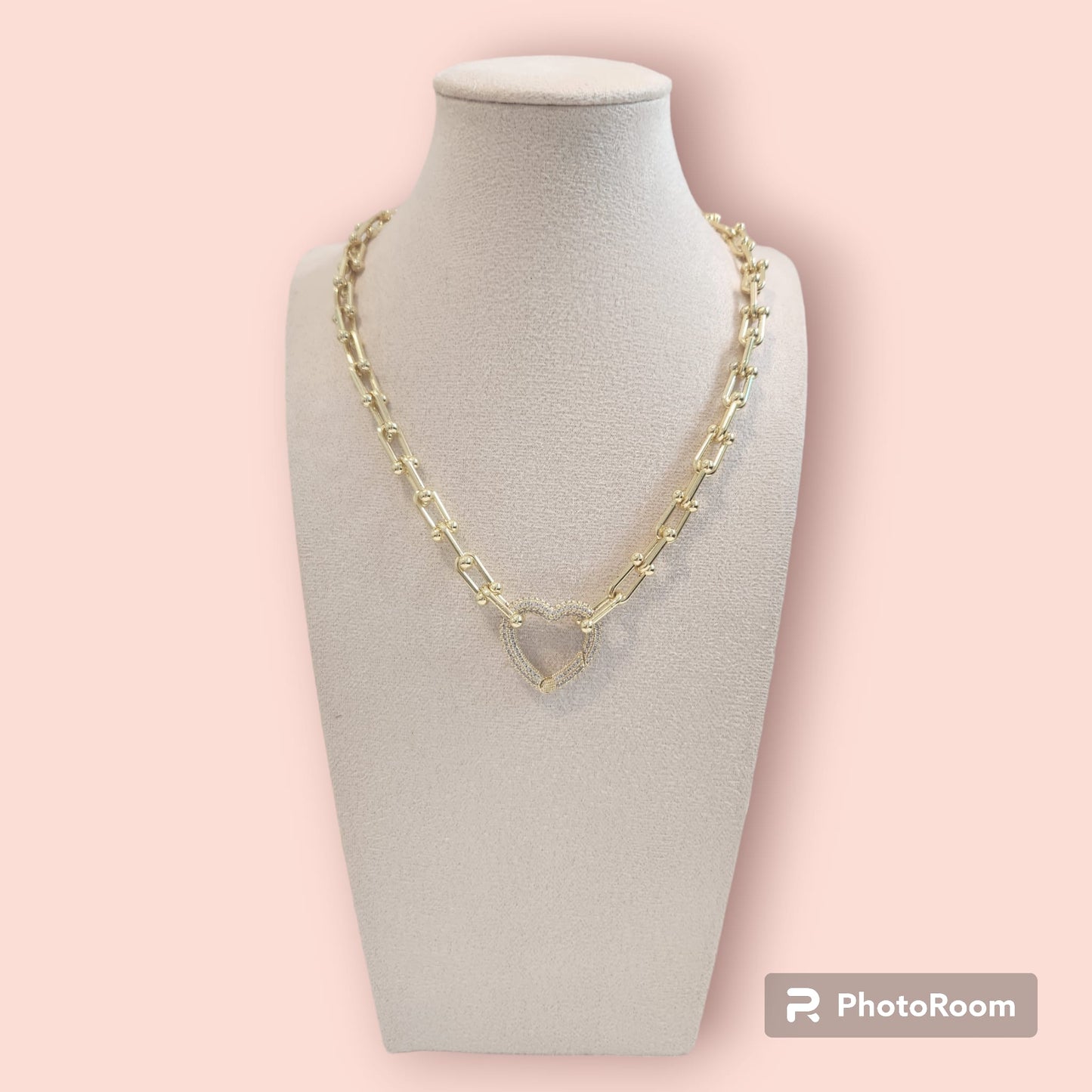 Cadena diseño Tiffany con dije de corazón