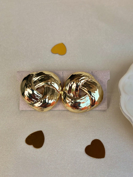 Aretes de nudo chonky