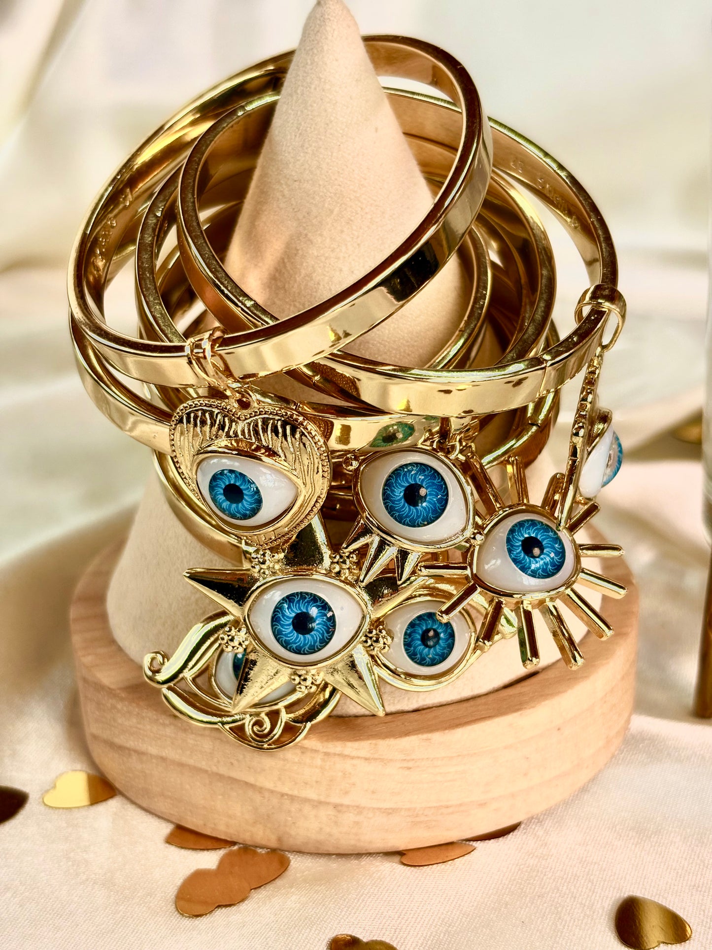 Sets de pulseras con colgantes variados size 7 in