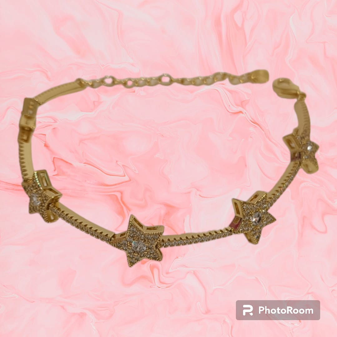 Pulsera Estrellada con zirconias