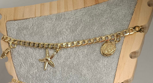 Tobilleras con colgantes